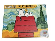 Aquarius 16"x20" Peanuts Snoopy Chill Paint Art by Numbers Kit NEW in Box