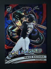 TRAVIS BAZZANA 2026 Donruss UNLEASHED Red Explosion 1/99 First Print! Guardians