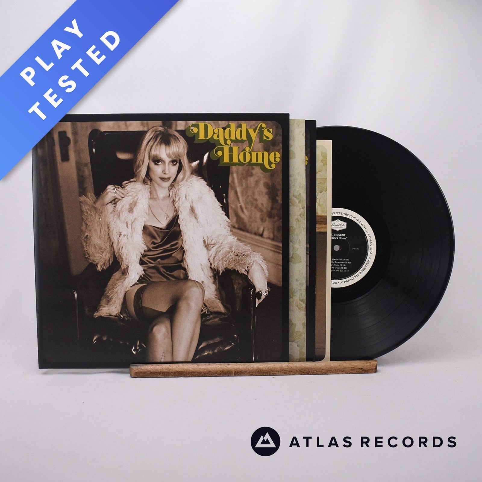 St. Vincent Daddy's Home Poster Signed Insert LP Album Vinyl Record - NM/NM