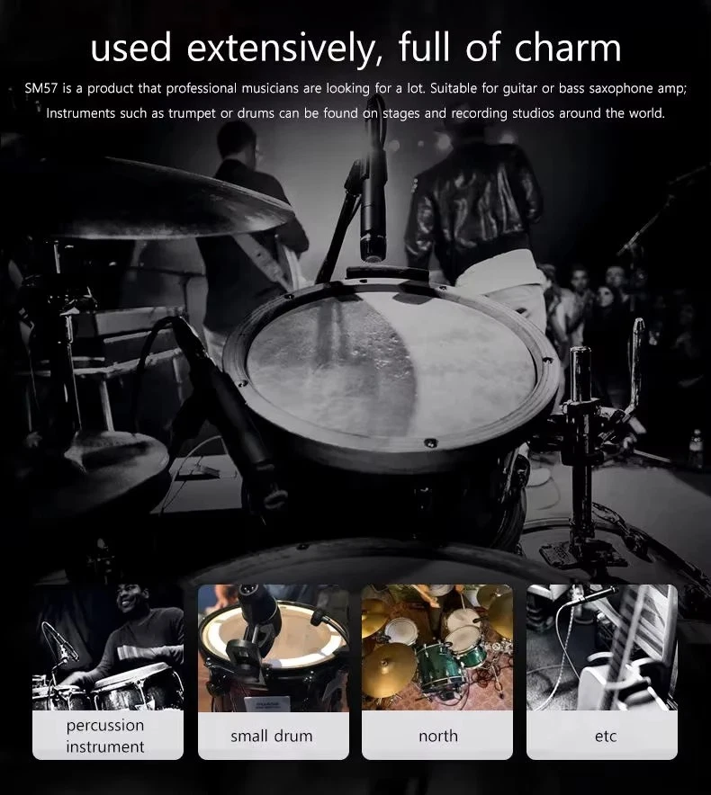 Microphone Shure SM57 SM57-LC Cardioid Dynamic Wired Instrument Microphone UK - Image 4 of 4