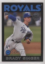 2021 Topps 1986 Baseball 35th Anniversary Series 2 Black /299 Brady Singer 0s23