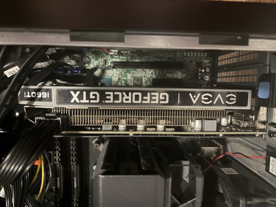 Dell OptiPlex upgraded with Nvidia 1660 ti 1tb of hdd and 16gg of ddr4 ram￼  