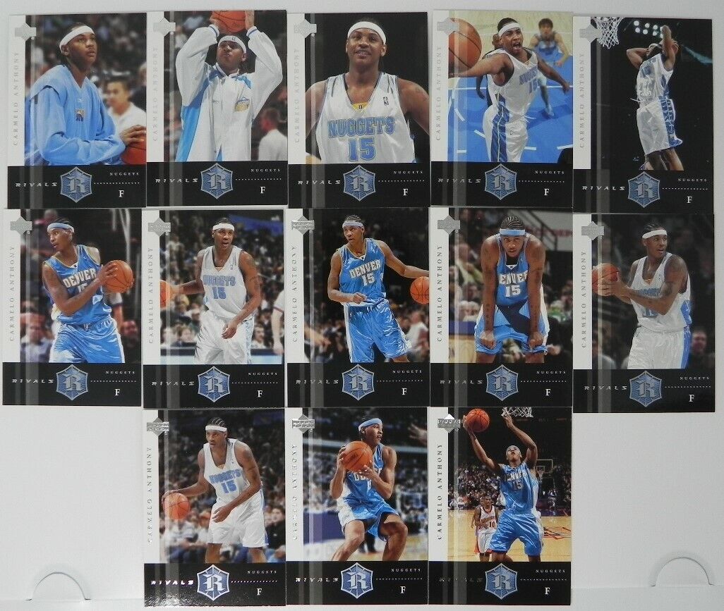 ROOKIE RIVALS LEBRON JAMES PLUS CARMELO ANTHONY AUTOGRAPH ROOKIE RIVALS LEBRON JAMES PLUS CARMELO ANTHONY AUTOGRAPH