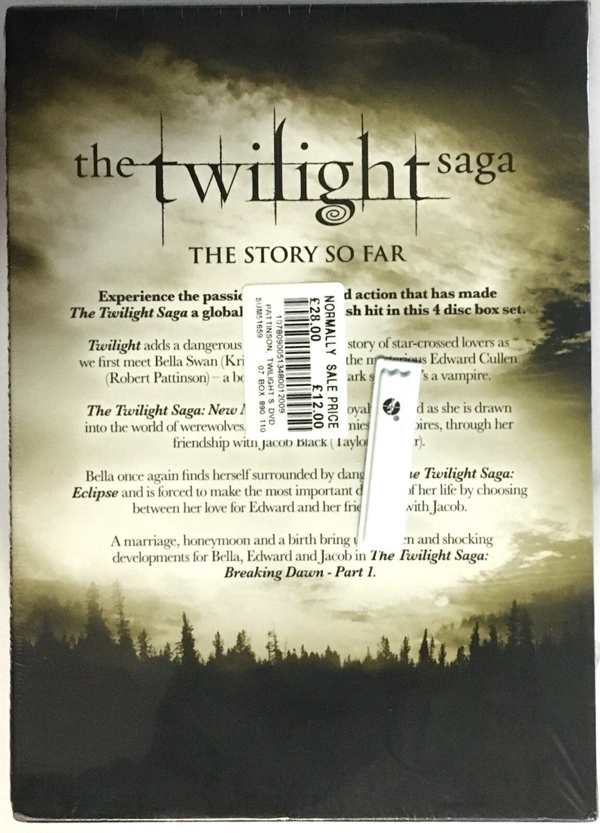 The Twilight Saga 4 Film Collection DVD Set, The Story So Far