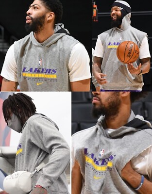 Nike Los Angeles Lakers NBA Team Issued Practice Pullover Hoodie