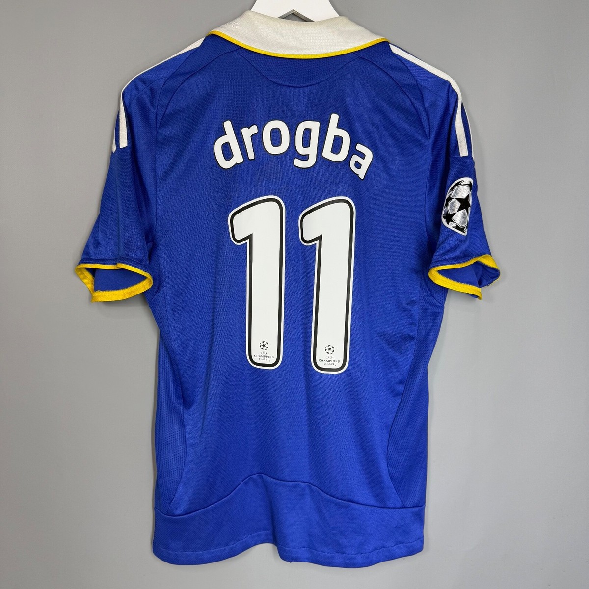 ウェア adidas CHELSEA DROGBA #11 2011-2012 adidas Chelsea FC Home Shirt DROGBA #11 SIZE S