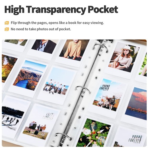 A4 Kpop Photocard Binder with 540 Pockets Sleeves RIO Direct 2x3’’ Kpop Photo... - Picture 5 of 7