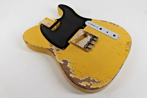 MJT Official Custom Vintage Aged Nitro Guitar Body Mark Jenny Swamp Ash 3lbs15oz