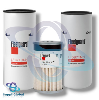 Fleetguard Cummins Engine Filter Kit. LF14001NN FF5971NN FS19764, X15,X12