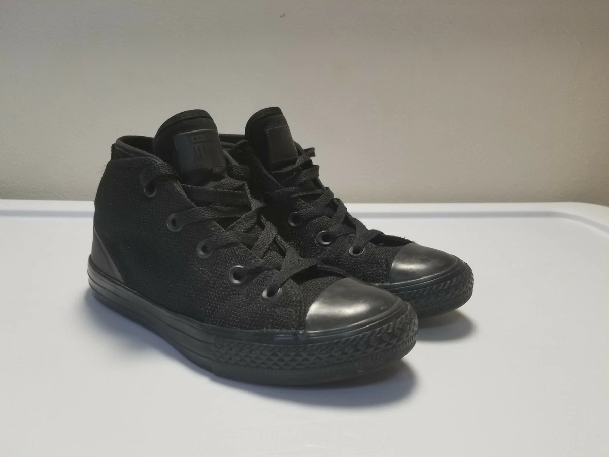 Ladies all black converse cheap