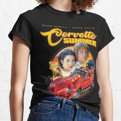 Corvette Summer T-Shirt - Cult Classic Car Movie - 1970s Cult Movie T-Shirt