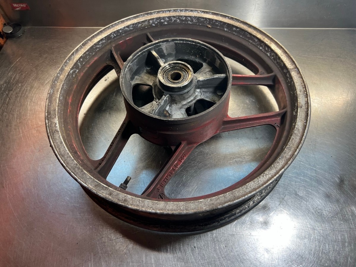 87 -90 Kawasaki ZX750 Rear Rim Wheel Tire STRAIGHT ZX7 ZX7R