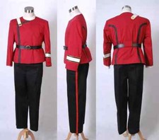 Star Trek Wrath of Khan starfleet Costume Cosplay Kostüm Halloween Party Neu