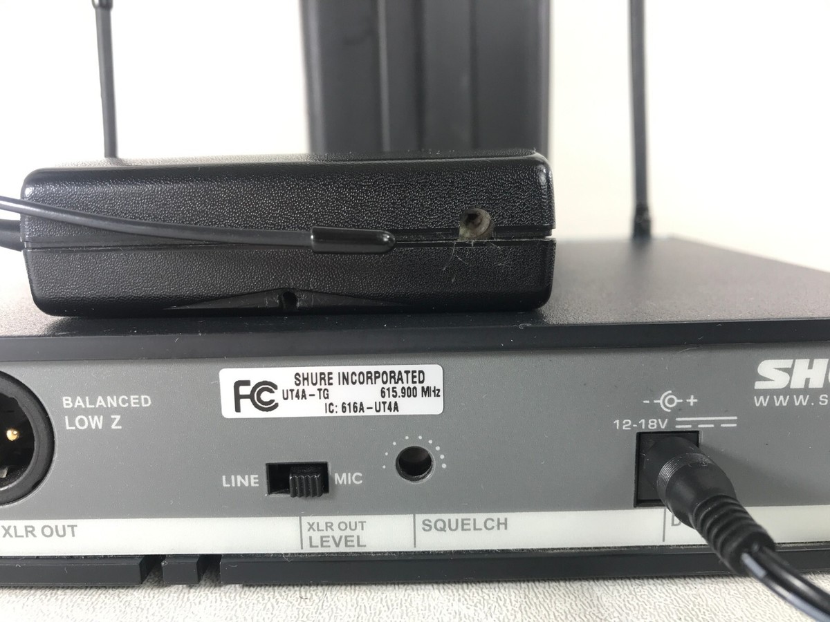 Shure Wireless Microphone System UT4A-TG Receiver & UT1-TG Shure Wireless Microphone System UT4A-TG Receiver & UT1-TG