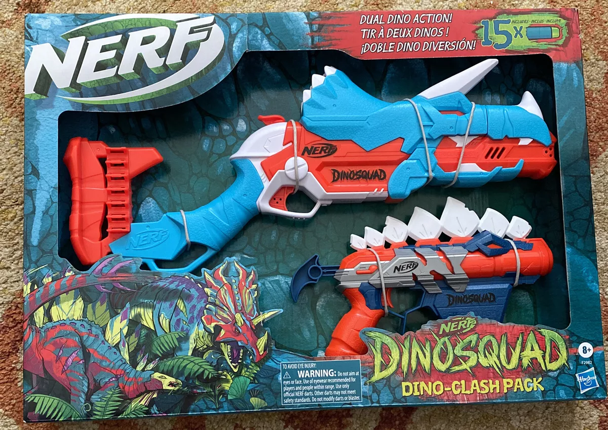 NERF TRICERA-BLAST - Dinosaur Gun! 