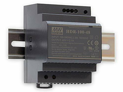 Din-Rail Alimentazione 85W 12V 7,1A ; MeanWell HDR-100-12 ; (W9c)
