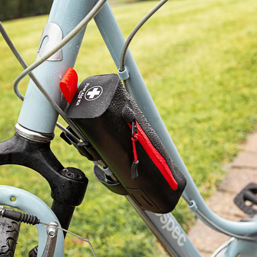 50-Pc Bike First Aid Kit Waterproof Bicycle Mounted Emergency Survival Kit - Afbeelding 3 van 12