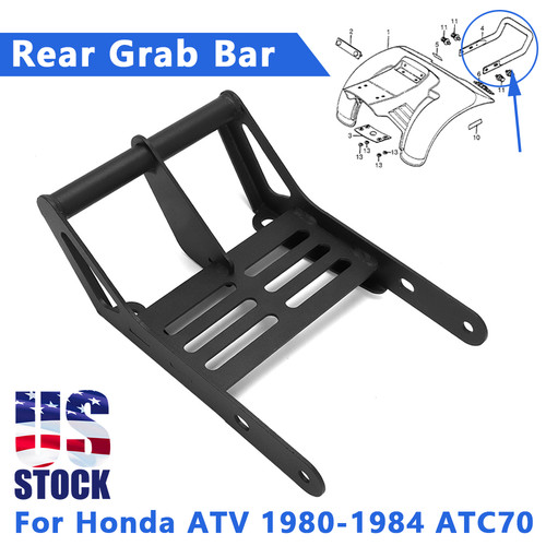 US Rear Grab Bar Support Metal Bracket Welded Kit For Honda ATC 70 ...