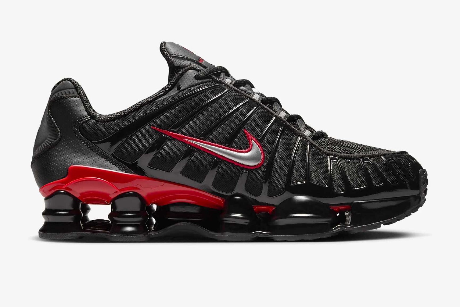 Authentic Nike Shox TL Black Red Silver Men's Sneakers CN0151-003 image 4