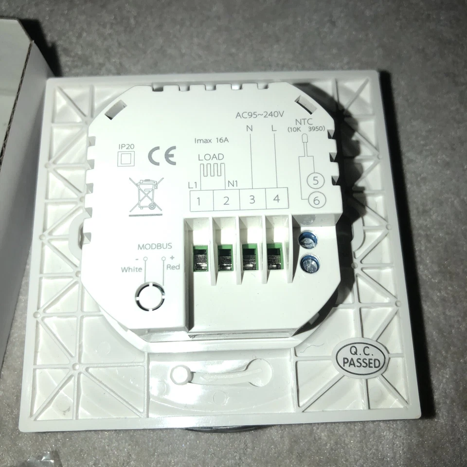 WELQUIC ELECTRIC HEATING THERMOSTAT NEW UNBOXED - Image 2 of 2