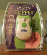 Roto Clipper Electric Nail Trimmer Battery Powered As Seen On TV 