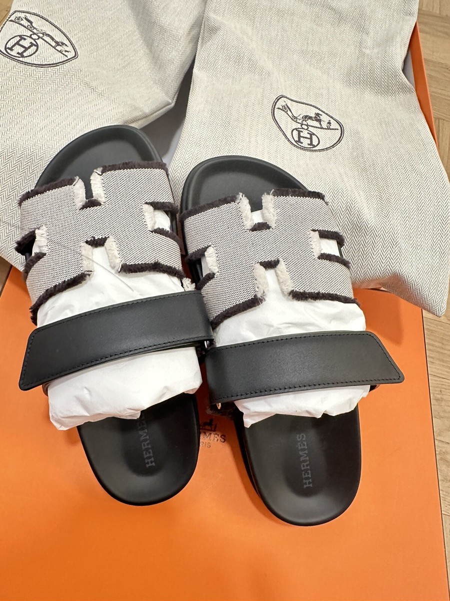 HERMES CHYPRE sandals 37.5 giftable BNIB Dust bags receipt HERMES CHYPRE sandals 37.5 giftable BNIB Dust bags receipt
