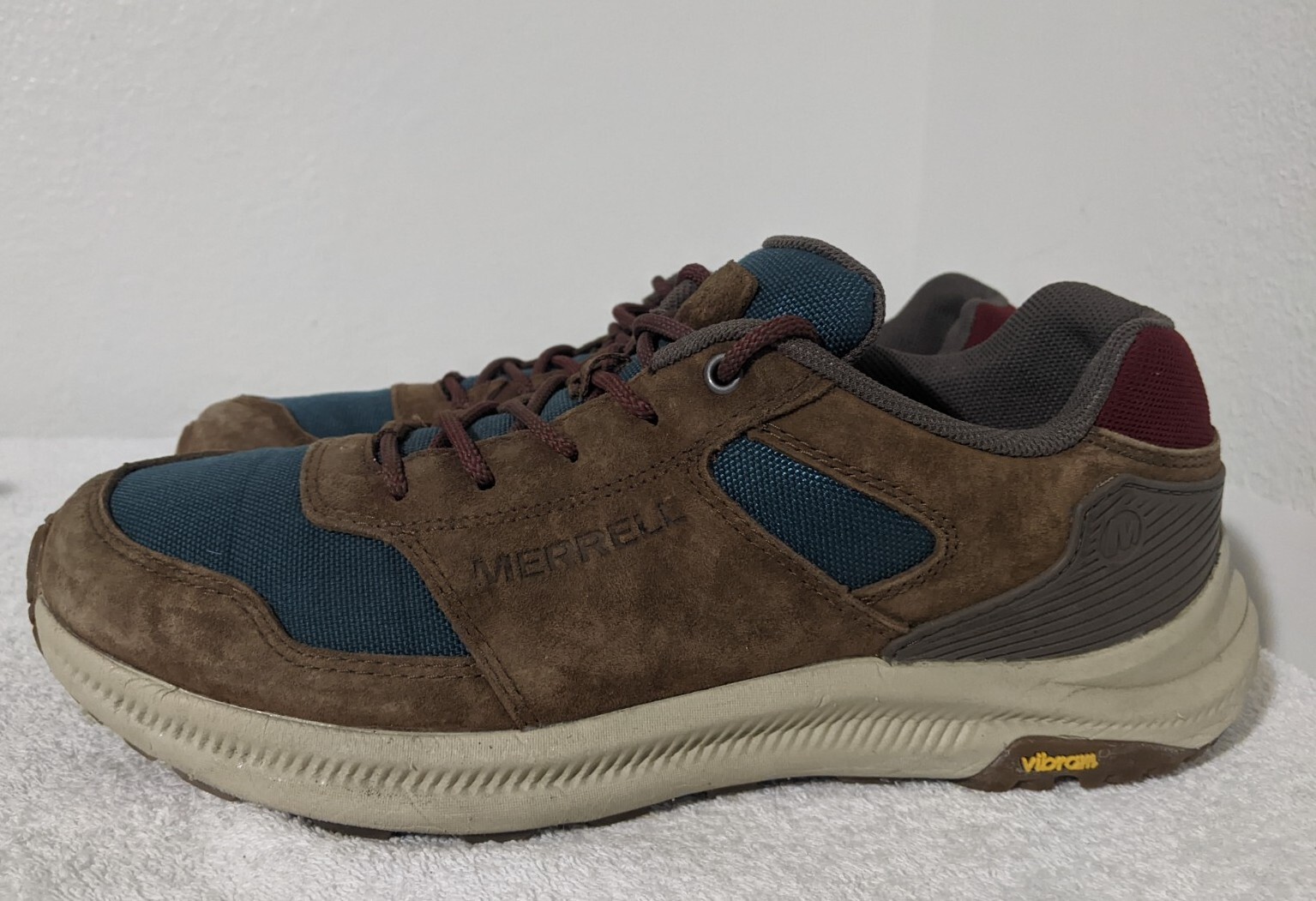 Scarpa da trekking Merrell Ontario 85 atletica trail donna taglia 10 5 J18840 marrone blu