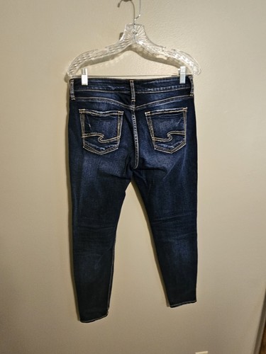 Silver Suki Skinny Stretch Jeans Womens Size 28/29 - Picture 2 of 9