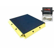 Ntep Floor Scale (48" X 48") 5000 Lbs X 1 Lb With 2 Protection Bumper Guards