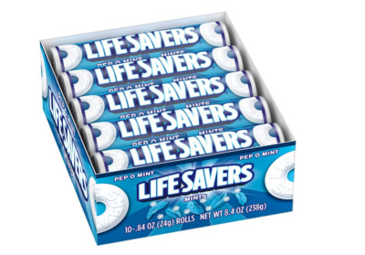 Life Savers Pep-O-Mint Mints Rolls, 16.8 total Ounce (Pack of 20)