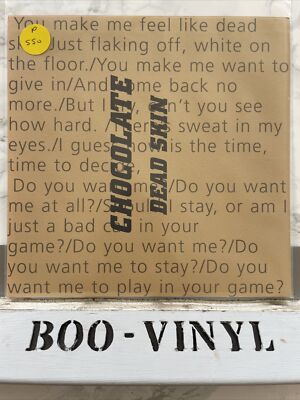 Chocolate - Dead Skin 7  hardcore / punk vinyl Record NM / NM CONDITION