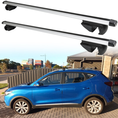 For MG ZS 53'' Roof Rack Cross Bar Cargo Kayaks Bicycle Carrier Aluminum + Key
