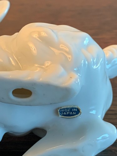 Vintage Ceramic White Bunny Made in Japan - Picture 6 of 7