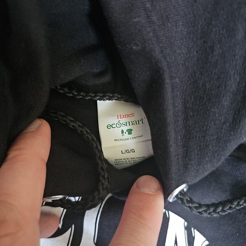 Teeling Whiskey Reborn 2012 Black Size Large Hooded Sweatshirt - Alcohol Hoodie - Picture 7 of 8