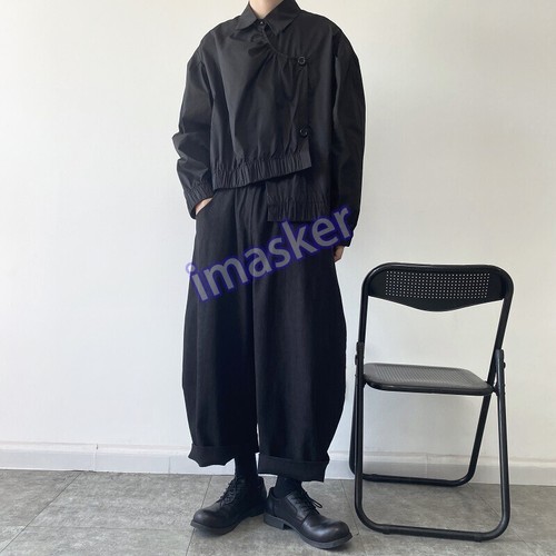 Pantalone uomo bello nove punti gonna gamba larga pantaloni bloomers XL - Foto 3 di 26