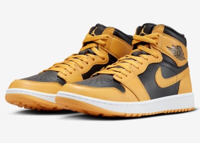 Nike Air Jordan 1 High Golf  Pollen Black-White  DQ0660-700  EU-38.5 US-6 UK-5.5