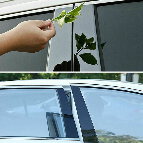 For Toyota Fortuner / SW4 2016-2024 Black Pillar Post Window Door Trims Cover - Picture 8 of 13