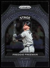 2022 Panini Prizm Championship Stage Freddie Freeman #CS-2 Atlanta Braves