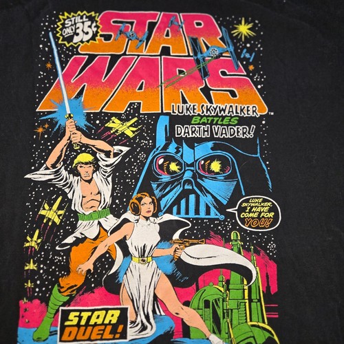 Camicia grafica Star Wars uomo Luke e Leia copertina fumetto 3XL - Foto 3 di 4