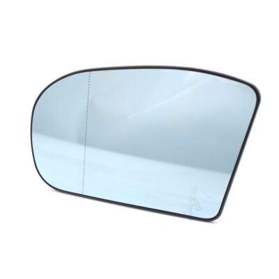 Left Driver Side Blue HEATED Mirror Glass for Benz E/C-Class W211 W203 01-07