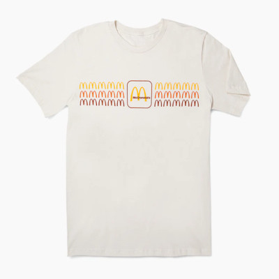 McDonald's Arches Retro Package T-Shirt Tee - M - Medium Size - NEW
