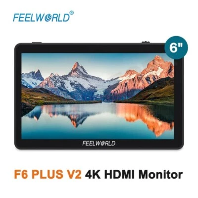 FEELWORLD F6 PLUS V2 6 pollici 3D LUT touch screen 1920x1080 fotocamera monitor da campo