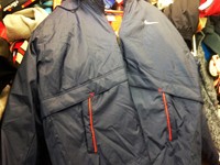 Nike Winter Coat In Navy Blue/red Med /large/x/l Bnwl£30 With Detach Hood Nike Winter Coat In Navy Blue/red Med /large/x/l Bnwl£30 With Detach Hood