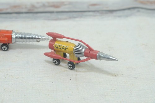 3 Vintage Yot Toys Thunder Bird 3 Rare USAF Taiwan 1970s Vintage Die-Cast Space - Picture 3 of 13