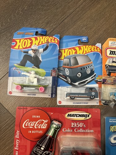 Lote de vehículos de juguete Hot Wheels Matchbox Coca Cola, Oreo Dale Earn, Tony Hawk A15 - Imagen 6 de 11