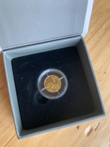 GOLD COIN 999 PROOF — 1 NIS 13.9mm 1.24g — 2010 Biblical Art, Jonah In The Whale