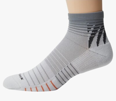 NWOT Eurosock Unisex Eco Trail Low Lightweight Socks Grey/White Size M