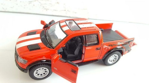 Ford F-150 SVT Raptor Supercrew 2013, camioneta pick up, coche de juguete fundido a presión, 5"", 1:46 - Imagen 35 de 48