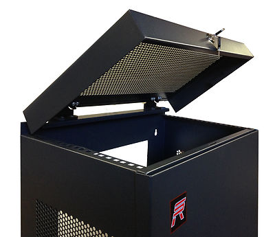 6U 35'' Deptht Wall Mount Server Cabinet For Server Equipment Lockable 