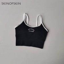 S M L Colore Blocco Piccolo SPORTS Reggiseno Fisso Coppa Palestra Fitness Yoga